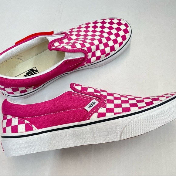 VANS Classic Slip-on Sneakers youth 7M pink/white - Picture 4 of 8